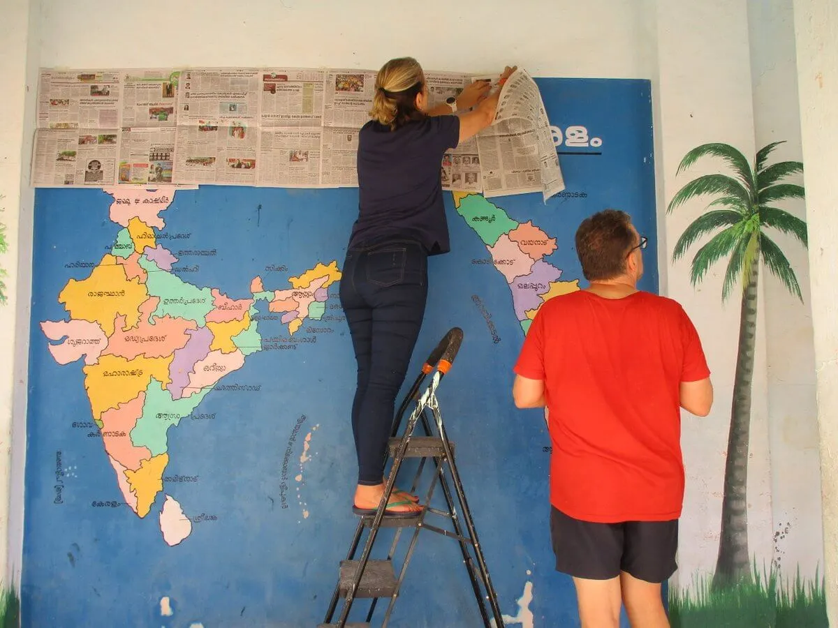 Mission humanitaire dans les écoles en Inde