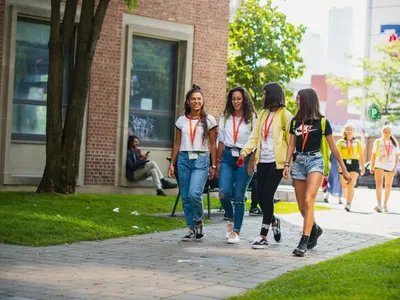 Students at a summer camp in Toronto