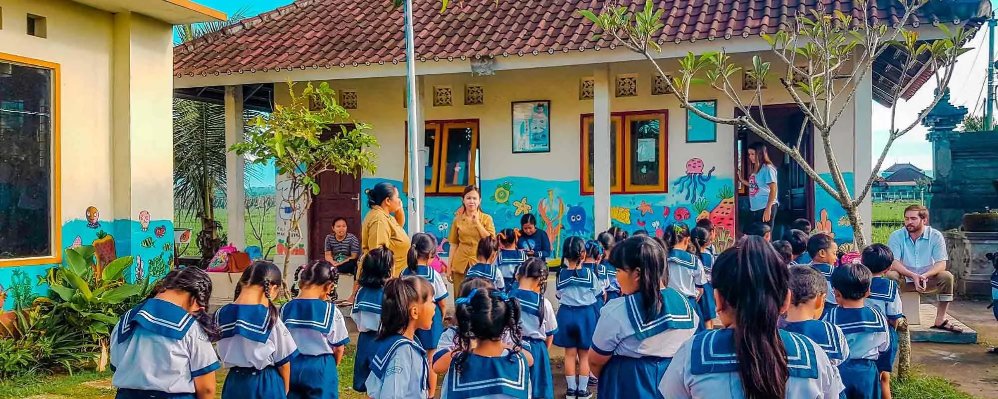 Projet éducatif dans les écoles en Indonésie (Bali ou Lombok)