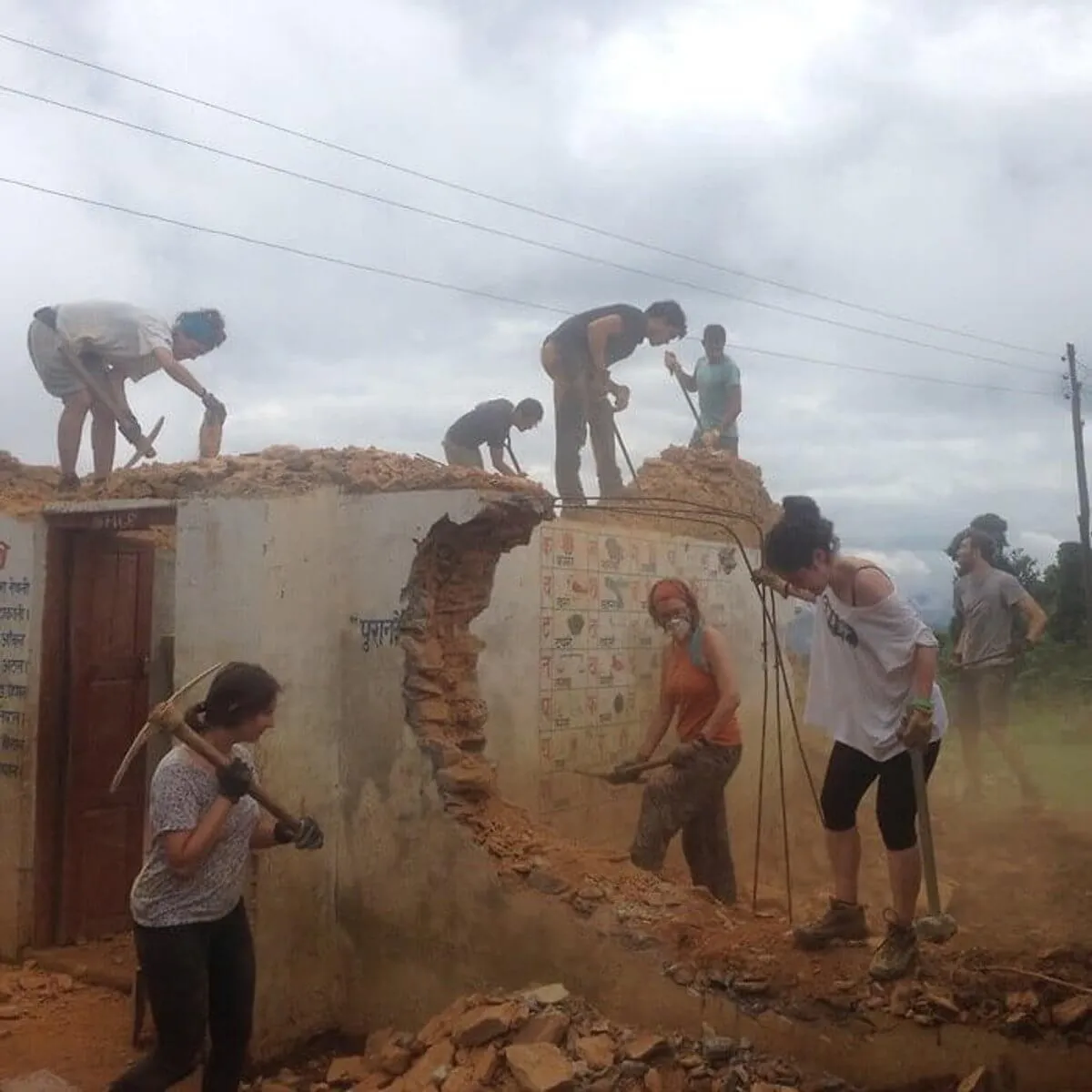 Construction project in Nepal, photo 5