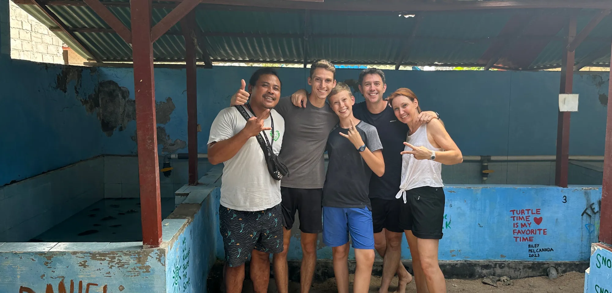 Sea turtle care center