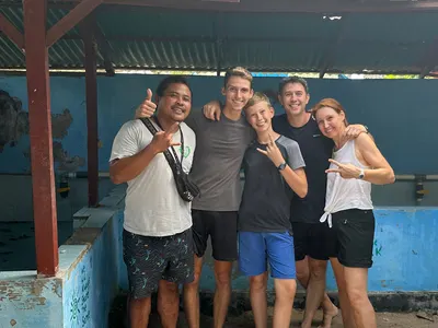 Sea turtle care center