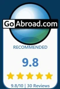 Recommended on GoAbroad, 9.8 out of 10