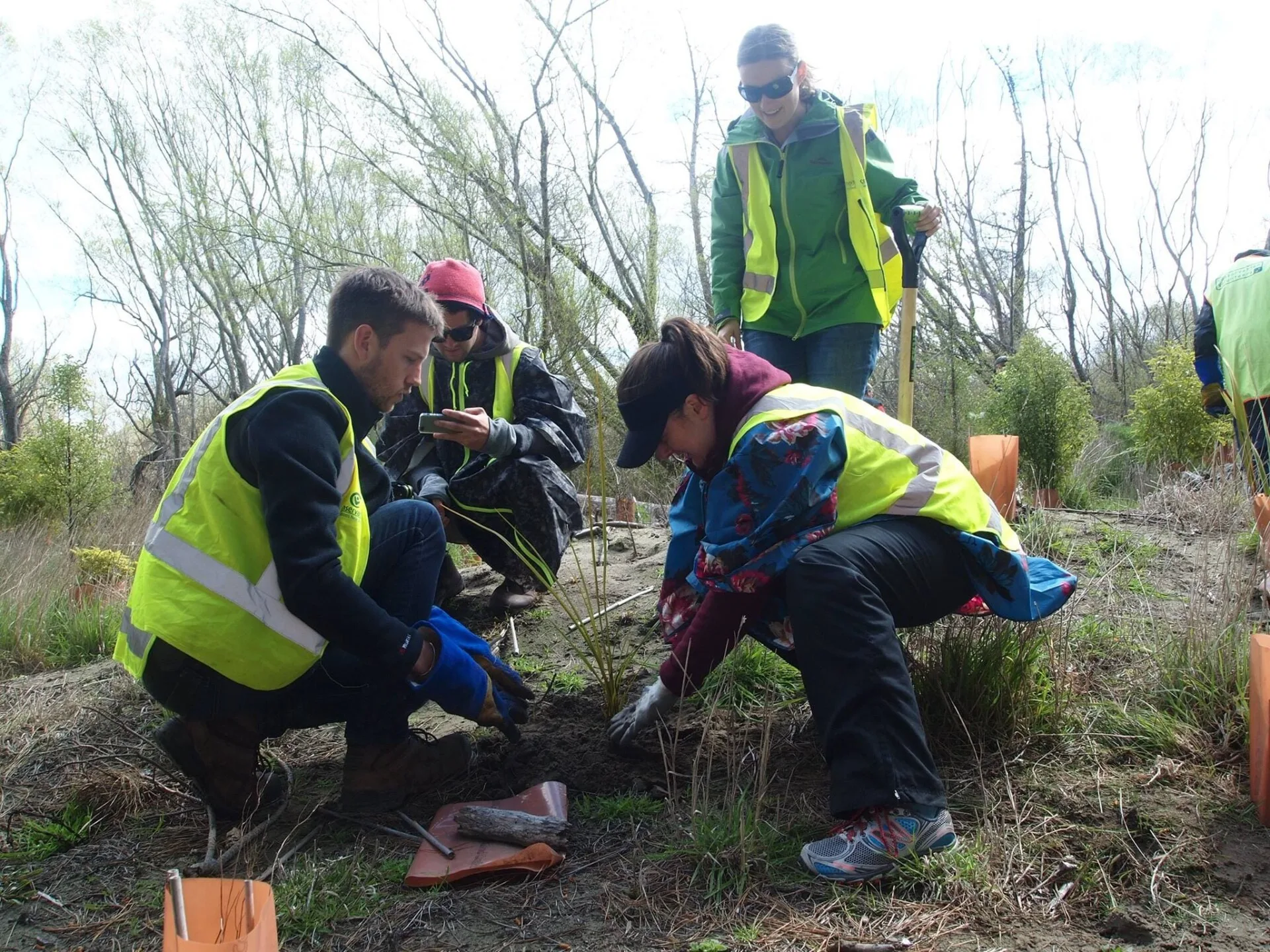 Travail sur un chantier écovolontariat en Nouvelle-Zélande 