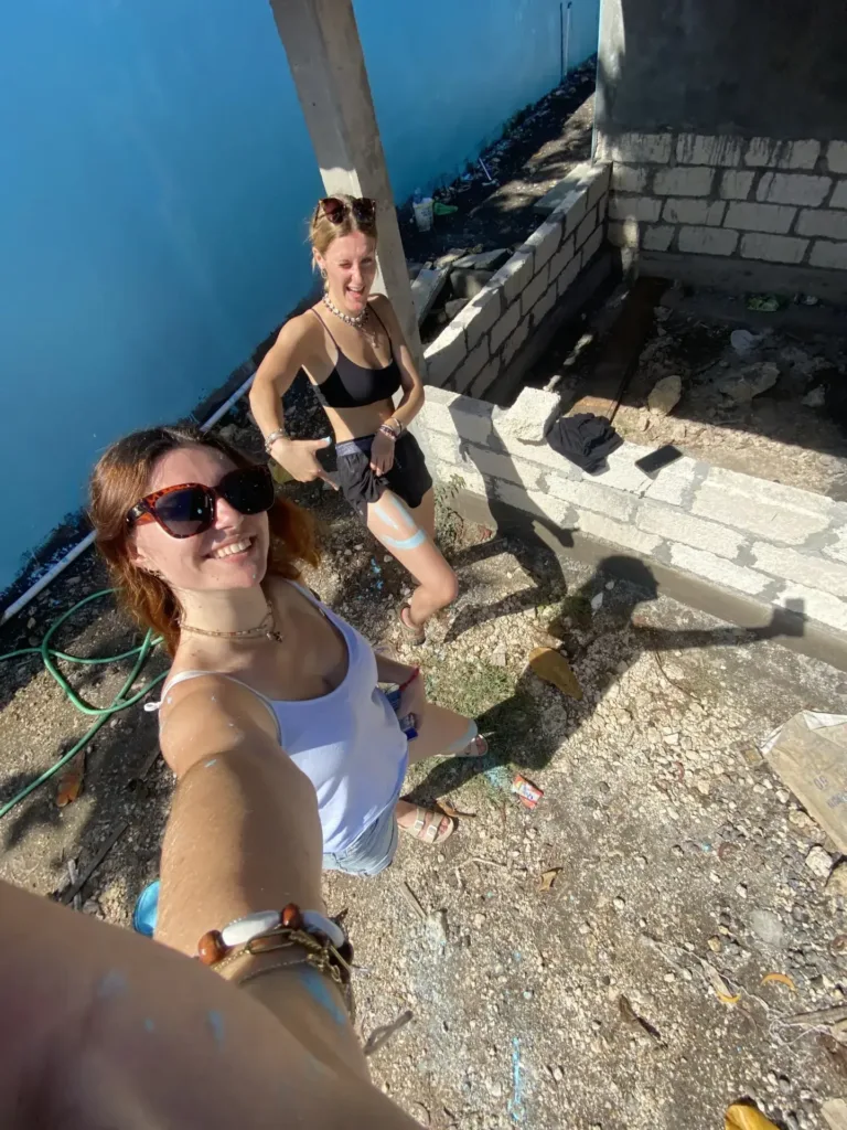 Un moment sur le chantier du nouveau centre.